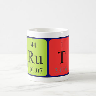 Rut periodic table name mug