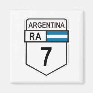 Ruta nacional 7 - Argentina Magnet