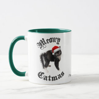 Rutabaga "Meowy Christmas" Mug 