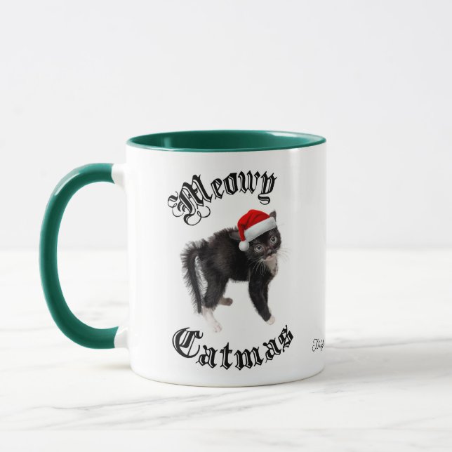 Rutabaga Mug "Meowy Christmas" (Gauche)