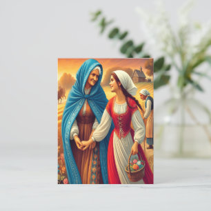 Ruth 1 Hand in Hand with Faith Postcard