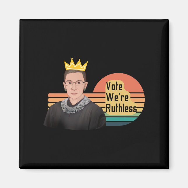 Ruth Bader Ginsberg RBG   Magnet (Front)