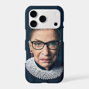 Ruth Bader Ginsburg blue background