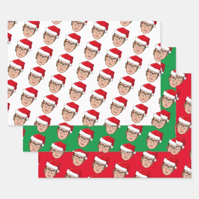 RUTH BADER GINSBURG Christmas Wrapping Paper Sheet (Set)