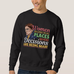 Ruth Bader Ginsburg Feminist Lawyer Judge Sweatshirt