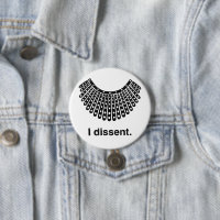 Ruth Bader Ginsburg I Dissent RBG Collar