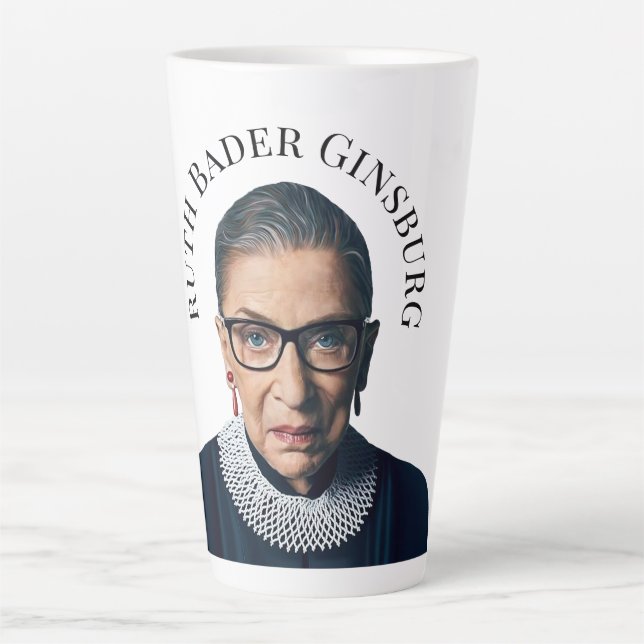 Ruth Bader Ginsburg  Latte Mug (Front)