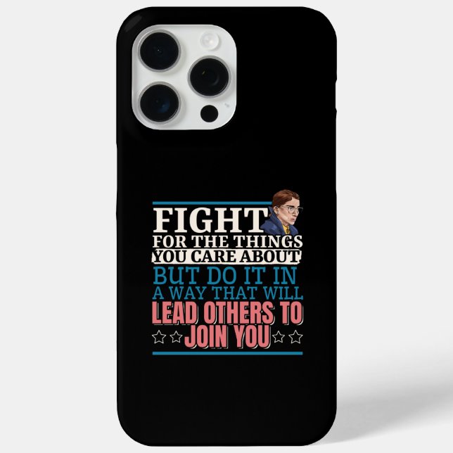 Ruth Bader Ginsburg Lead Others to Join You Case-Mate iPhone Case (Back)