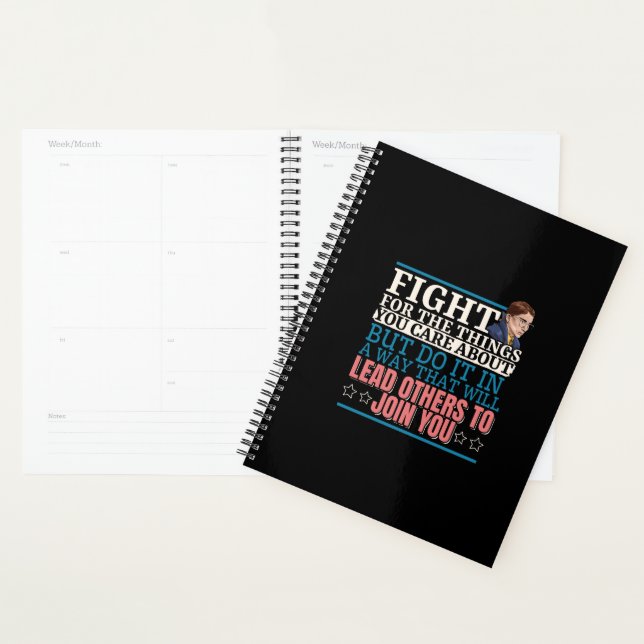 Ruth Bader Ginsburg Lead Others to Join You Planner (Display)