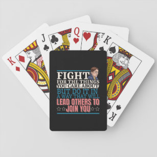 Ruth Bader Ginsburg Lead Others to Join You Playing Cards