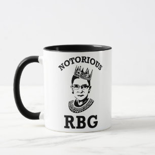 Ruth Bader Ginsburg Mug, RBG Womens, Notorious Rbg Mug