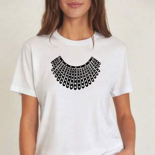 Ruth Bader Ginsburg Notorious RBG Collar T-Shirt