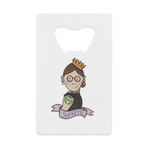 Ruth Bader Ginsburg, notorious RBG Credit Card Bottle Opener