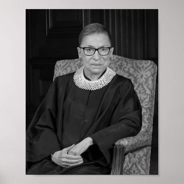 Ruth Bader Ginsburg Portrait - 2016 Poster (Front)