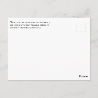 Ruth Bader Ginsburg Postcard