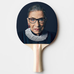 Ruth Bader Ginsburg  Poster Ping Pong Paddle