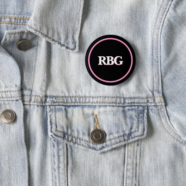 Ruth Bader Ginsburg RBG 2 Inch Round Button (In Situ)
