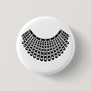 Ruth Bader Ginsburg, RBG Womens, RBG collar 1 Inch Round Button