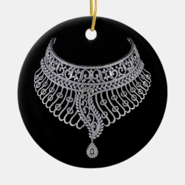 Ruth Bader Ginsburg, Ruth Bader Ginsburg collar Ceramic Ornament (Front)