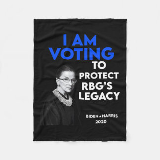 Ruth Bader Ginsburg&#';s Legacy Vote Biden 2020 Fleece Blanket