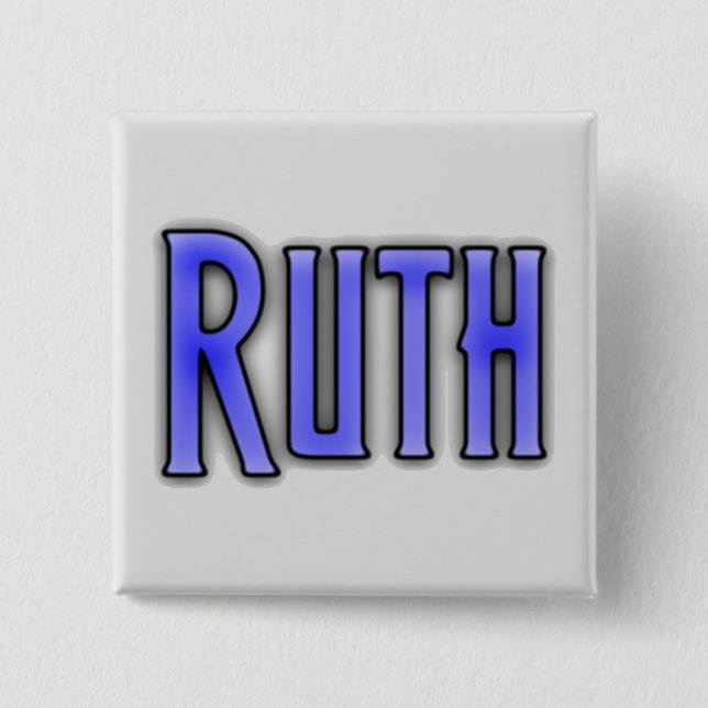 RUTH, for Ruth 2 Inch Square Button (Front)