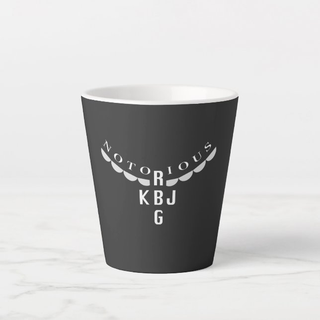 Ruth Ginsburg and Ketanji Jackson latte Mug (Front)