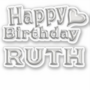Ruth Happy Birthday Autocollants