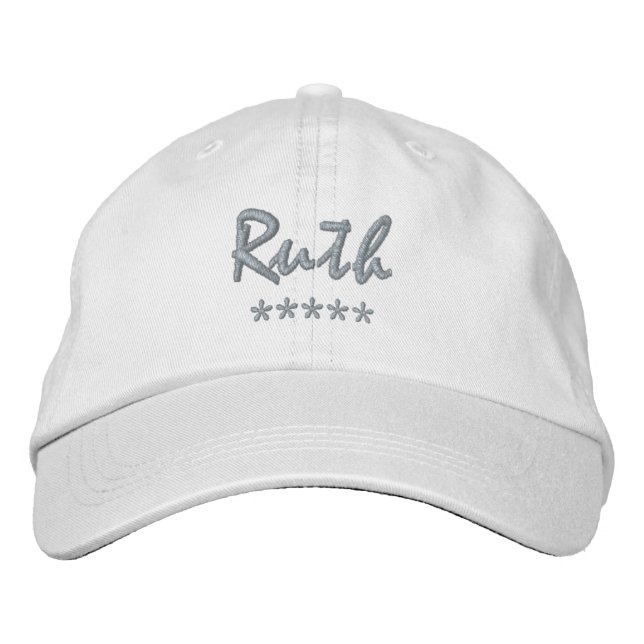 Ruth Name Embroidered Hat (Front)