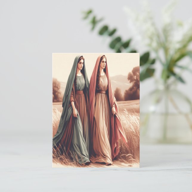 Ruth’s Love and Loyalty Across the Journey Postcard (Standing Front)