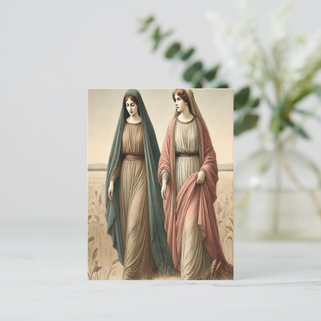 Ruth’s Walking in Faith Toward New Hope Postcard (Standing Front)