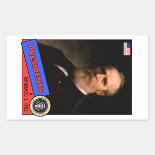Rutherford B. Hayes Baseball Card Sticker