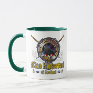 Rutherford Clan Badge Mug