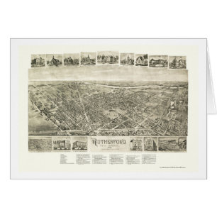 Rutherford, NJ Panoramic Map - 1904