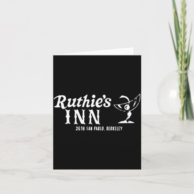 Ruthies Inn Berkeley California  Card (Front)