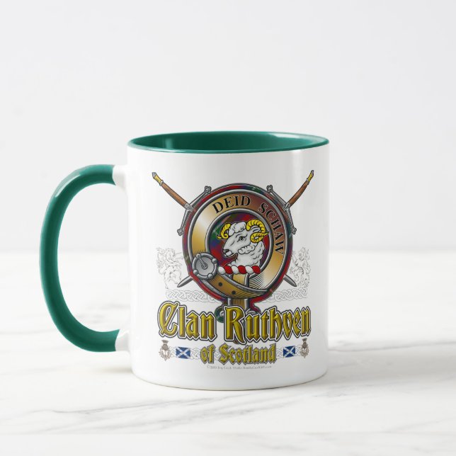 Ruthven Clan Badge Mug (Left)