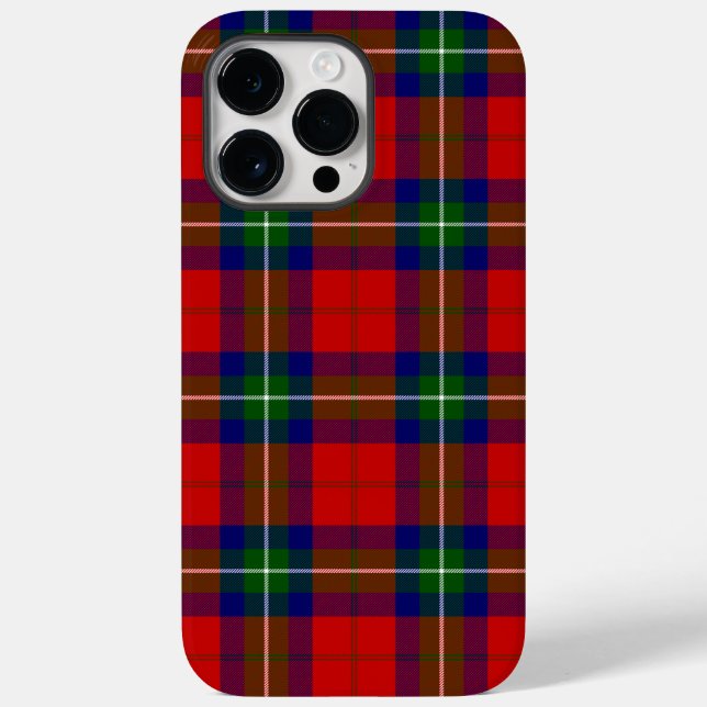 Ruthven tartan red green blue plaid Case-Mate iPhone case (Back)