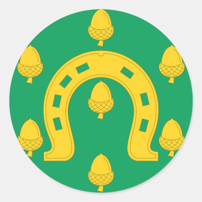 Rutland Flag england province symbol Classic Round Sticker (Front)