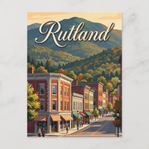 Rutland, Vermont Postcard