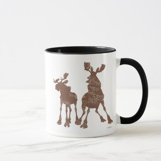Rutt and Tuke Silhouette Disney Mug (Right)