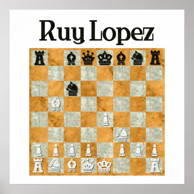 Ruy Lopez Poster (Front)