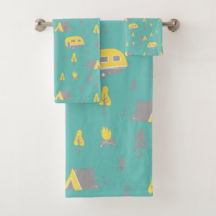 RV and Camping Love Perfect Camping  Bath Towel Set
