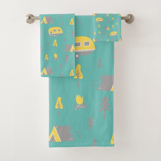 RV and Camping Love Perfect Camping  Bath Towel Set (Insitu)