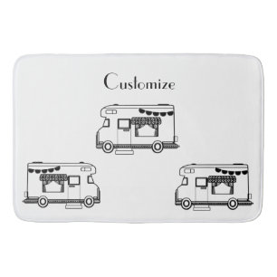 RV Camper Caravan Thunder_Cove  Bath Mat