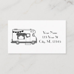 RV Camper Caravan Thunder_Cove Business Card