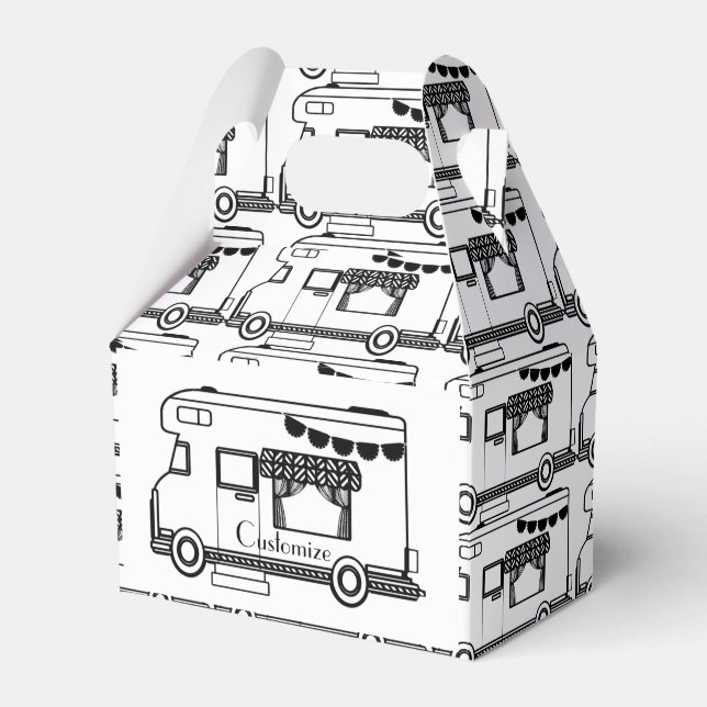 RV Camper Caravan Thunder_Cove Favor Box (Front Side)