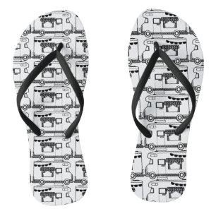 RV Camper Caravan Thunder_Cove  Flip Flops