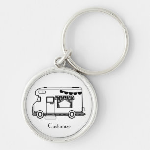 RV Camper Caravan Thunder_Cove Keychain