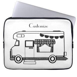 RV Camper Caravan Thunder_Cove Laptop Sleeve