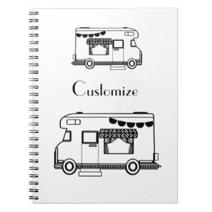 RV Camper Caravan Thunder_Cove Notebook