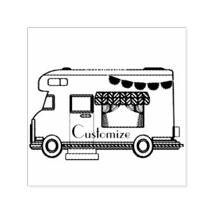 RV Camper Caravan Thunder_Cove  Self-inking Stamp